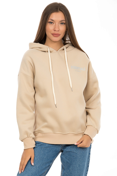 SHI FA MAN 2024 БЕЖ. Худи женское SHI FA MAN цвет Бежевый