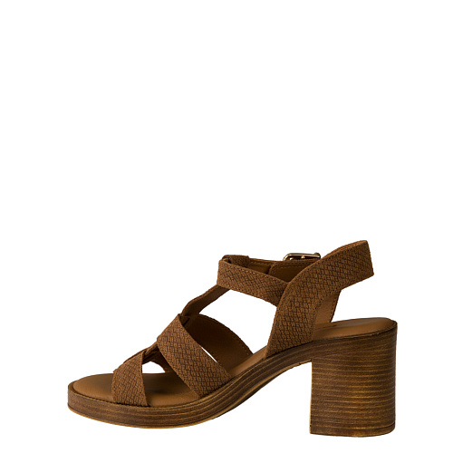 Босоножки на каблуке TAMARIS цвет Коричневый