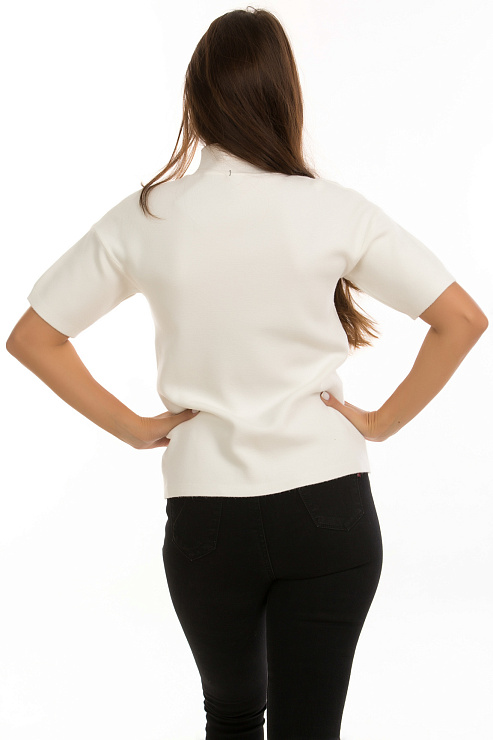 CHEERDUCK/11011 820 БЕЛЫЙ Водолазка женская CHEERDUCK цвет Белый