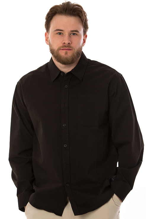 CHEERDUCK/4070 8101 ЧЕРНЫЙ Рубашка мужская CHEERDUCK цвет Черный