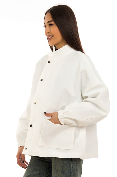 CHEERDUCK/2C19 2330-1 БЕЛЫЙ Ветровка женская CHEERDUCK цвет Белый