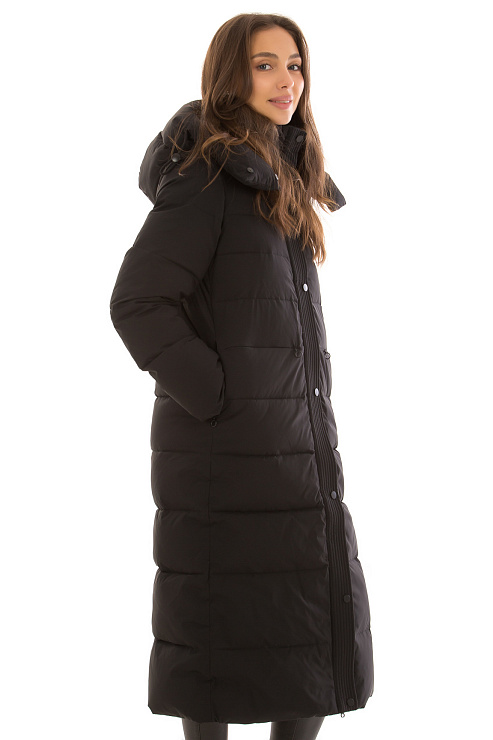 TOWMY 2332 ЧЕРНЫЙ Пуховик женский TOWMY цвет Черный