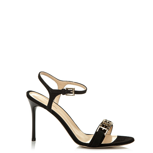 Босоножки на каблуке BALDININI цвет Черный