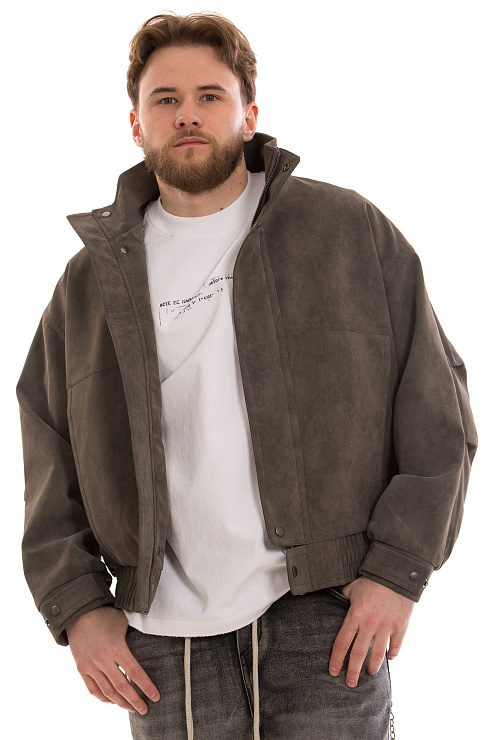 CHEERDUCK/4070 1181 СЕРЫЙ Куртка мужская д/с CHEERDUCK цвет Серый