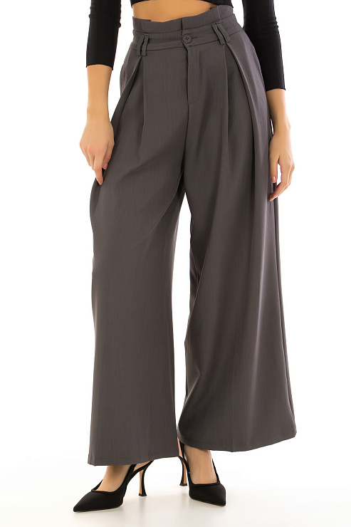 CHEERDUCK/NEW 0154 СЕРЫЙ Брюки женские классические CHEERDUCK цвет Серый