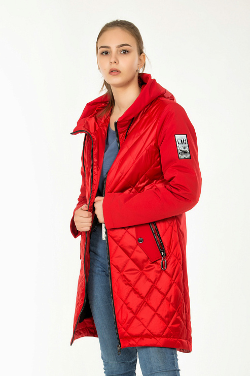 GRACE 2018631 RED Плащ женский GRACE цвет Красный