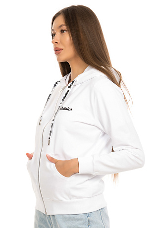 BALDININI A1DFL01A BIANCO Худи женское BALDININI цвет Белый