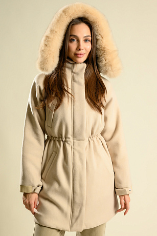 BELLABOA 115 BEIGE Пальто женское BELLABOA цвет Бежевый