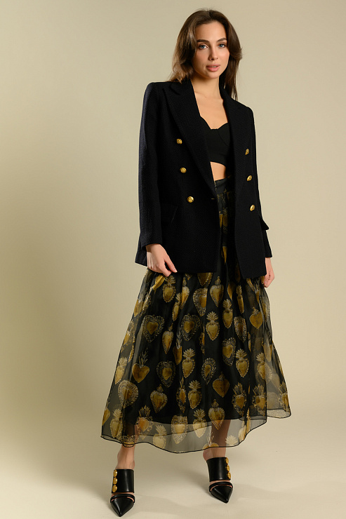 BELLABOA 111-187 ЧЕРНЫЙ Пиджак женский BELLABOA цвет Черный