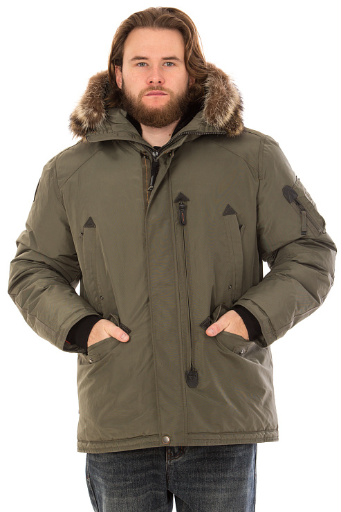 SHarK Force 6251283 ЗЕЛЕНЫЙ Пуховик мужской SHARK FORCE цвет Зеленый