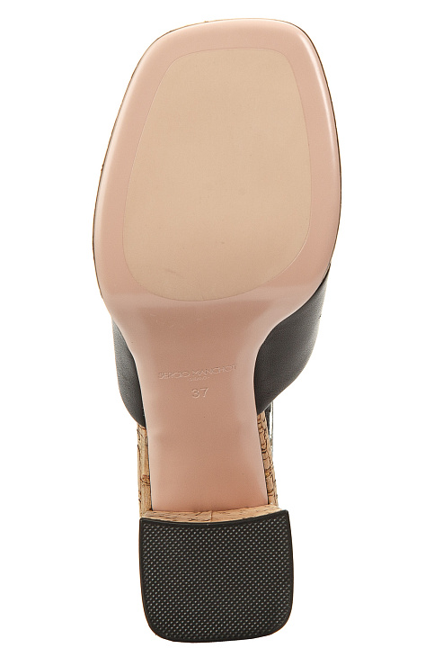 Сабо на каблуке SERGIO MANCHOT цвет Черный