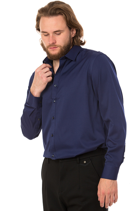 CHEERDUCK/2C87 8543 СИНИЙ Рубашка мужская CHEERDUCK цвет Синий