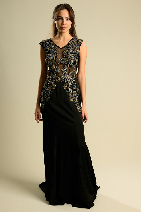 BELLABOA 1013 ЧЕРНЫЙ Вечернее платье BELLABOA цвет Черный