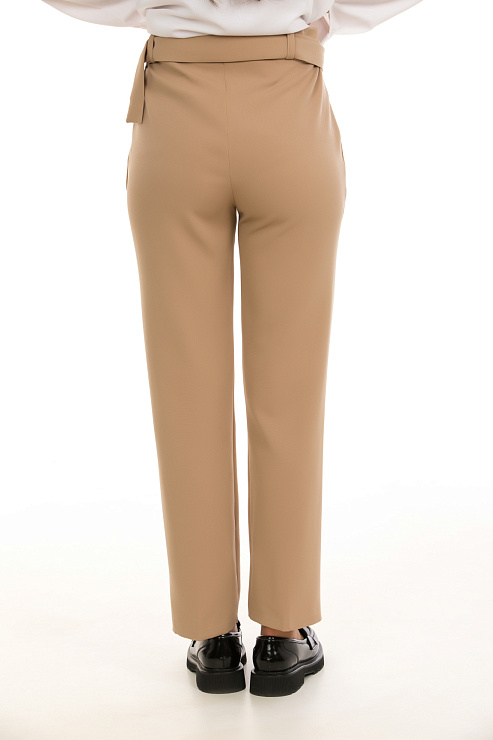 CHEERDUCK/YK 1130 БЕЖЕВЫЙ Брюки женские  классические CHEERDUCK цвет Бежевый
