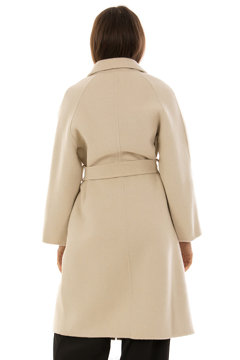 CHEERDUCK/5078 2525 МОЛОЧНЫЙ Пальто женское CHEERDUCK цвет Молочный