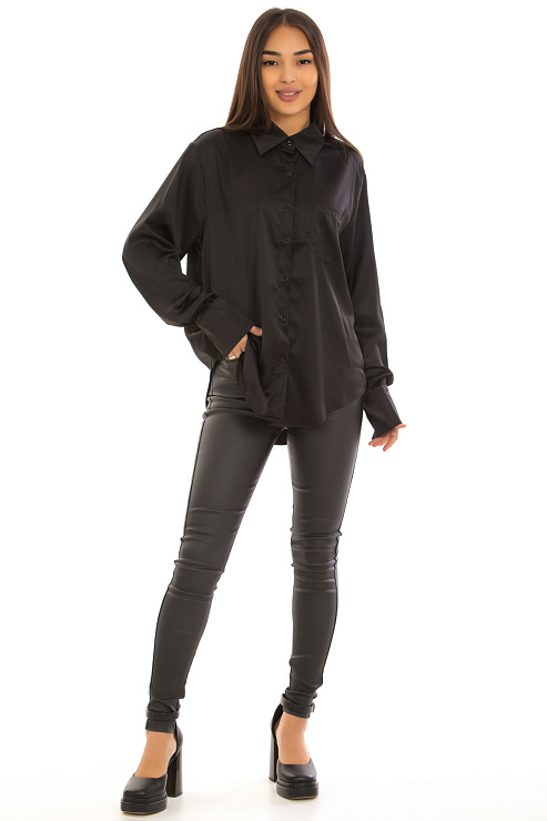 CHEERDUCK/2C19 2585 ЧЕРНЫЙ Блуза женская CHEERDUCK цвет Черный