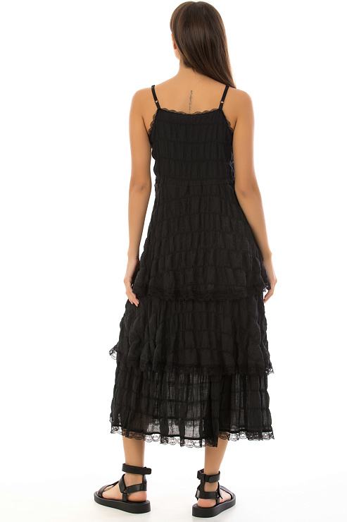 CHEERDUCK/C251 806-3 ЧЕРНЫЙ Сарафан  CHEERDUCK цвет Черный