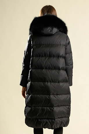 BELLABOA 114 BLACK Пуховик женский BELLABOA цвет Черный