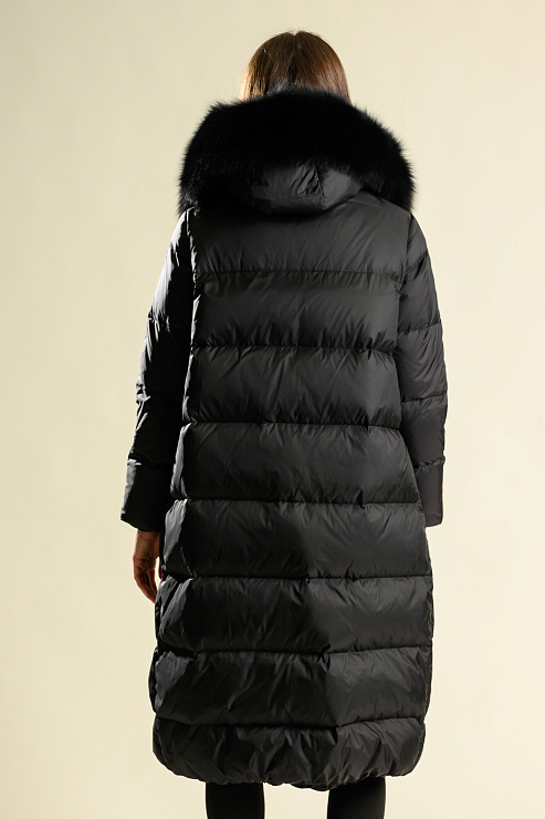 BELLABOA 114 BLACK Пуховик женский BELLABOA цвет Черный