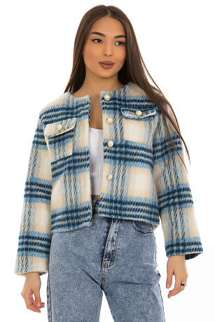 CHEERDUCK/GJ187 8588 СИНИЙ Жакет женский CHEERDUCK цвет Синий
