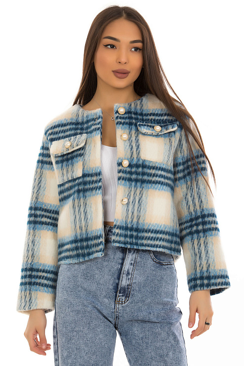 CHEERDUCK/GJ187 8588 СИНИЙ Жакет женский CHEERDUCK цвет Синий