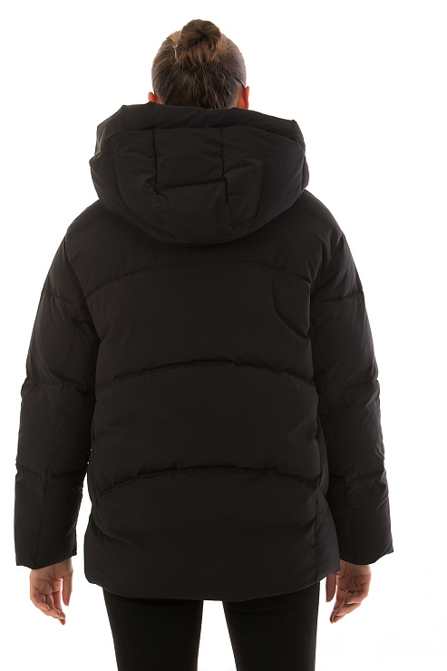 TOWMY 2351 ЧЕРНЫЙ Пуховик женский TOWMY цвет Черный