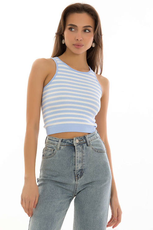 Топ FASHION цвет Голубой