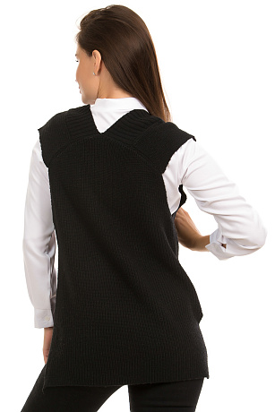 CHEERDUCK/B57 2106 ЧЕРНЫЙ Жилет женский CHEERDUCK цвет Черный