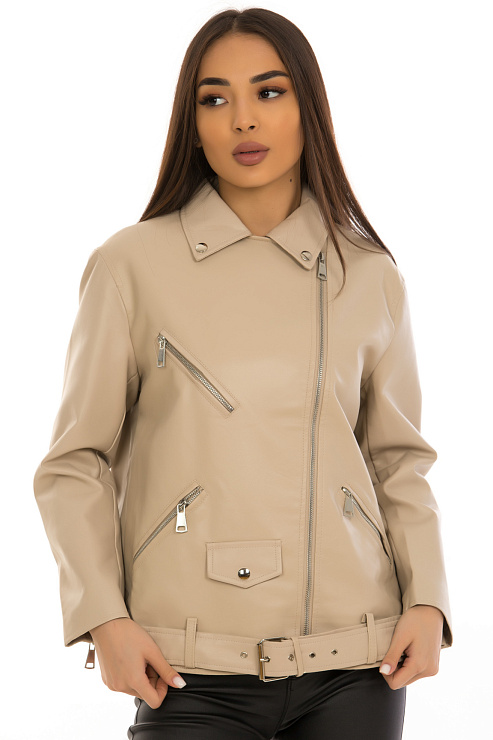 CHEERDUCK/2030 2189 БЕЖЕВЫЙ Куртка женская CHEERDUCK цвет Бежевый