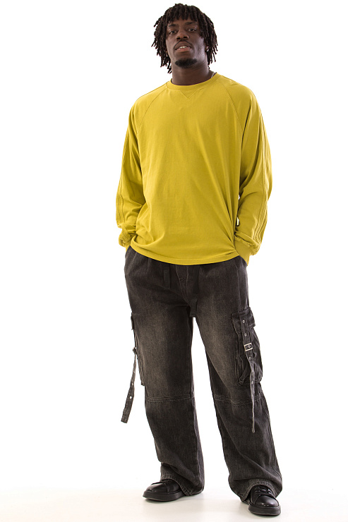 CHEERDUCK/4070 LST-3210 ЖЕЛТЫЙ Свитшот мужской CHEERDUCK цвет Желтый