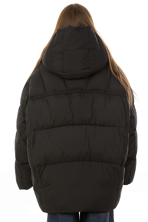 TOWMY C393 ЧЕРНЫЙ Пуховик женский TOWMY цвет Черный