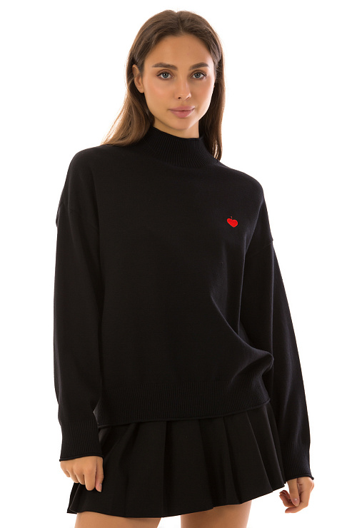 CHEERDUCK/11011 55020 ЧЕРНЫЙ Свитер женский CHEERDUCK цвет Черный