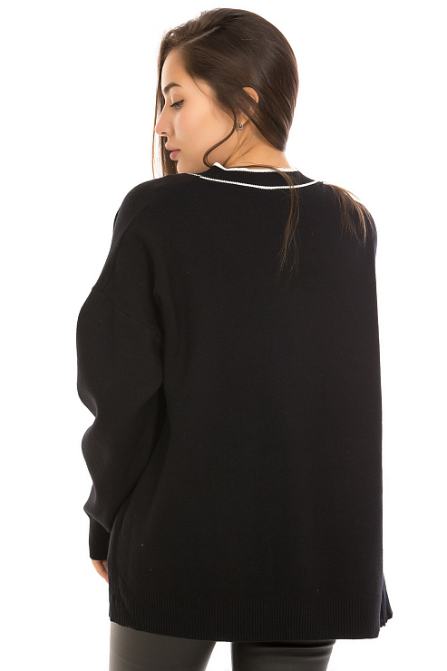 CHEERDUCK/11011 2395 ЧЕРНЫЙ Кардиган женский CHEERDUCK цвет Черный