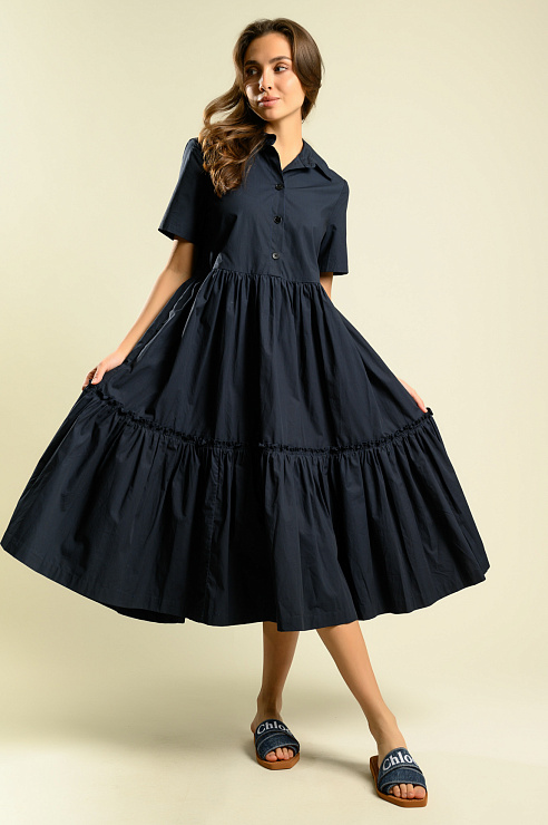 BELLABOA 111-294 СИНИЙ Платье женское BELLABOA цвет Синий