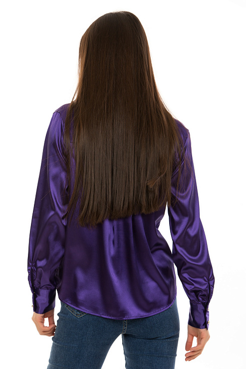 CHEERDUCK/2C19 969 ФИОЛЕТОВЫЙ Блуза женская CHEERDUCK цвет Фиолетовый