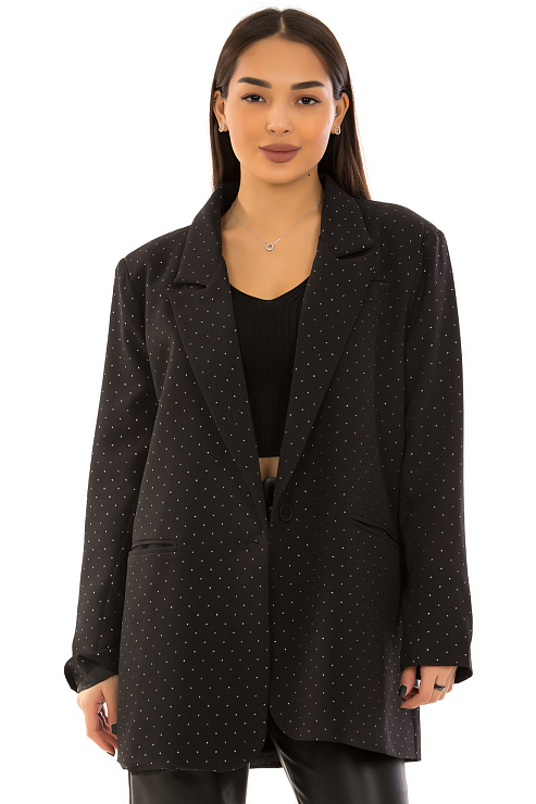 CHEERDUCK/MUD 0197 ЧЕРНЫЙ Пиджак женский CHEERDUCK цвет Черный