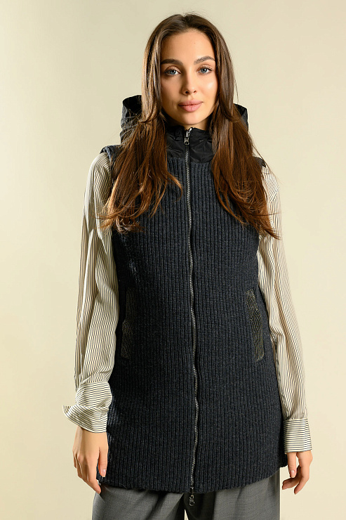 BELLABOA 200-92 ЧЕРНЫЙ Жилет женский BELLABOA цвет Черный