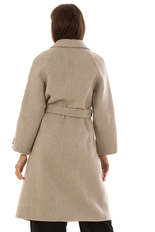 CHEERDUCK/5078 2525 БЕЖЕВЫЙ Пальто женское CHEERDUCK цвет Бежевый