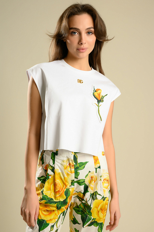 BELLABOA 111-201 БЕЛЫЙ Топ женский BELLABOA цвет Белый