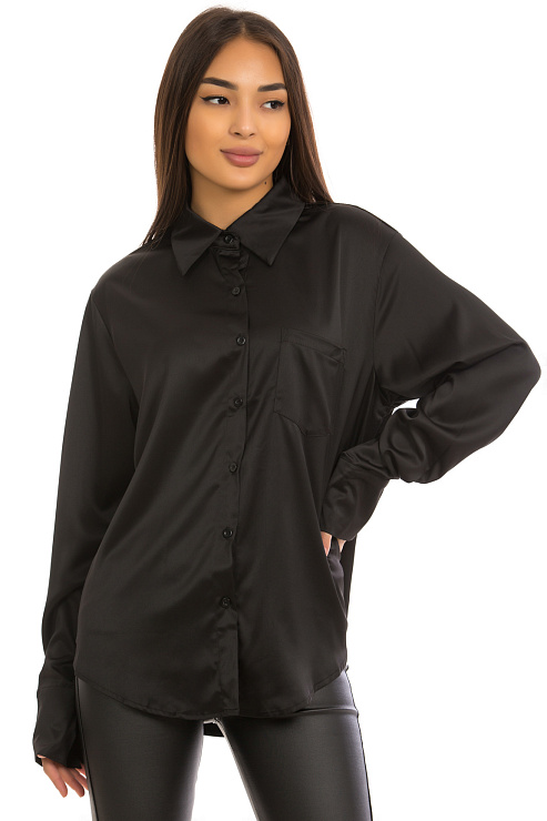 CHEERDUCK/2C19 2585 ЧЕРНЫЙ Блуза женская CHEERDUCK цвет Черный