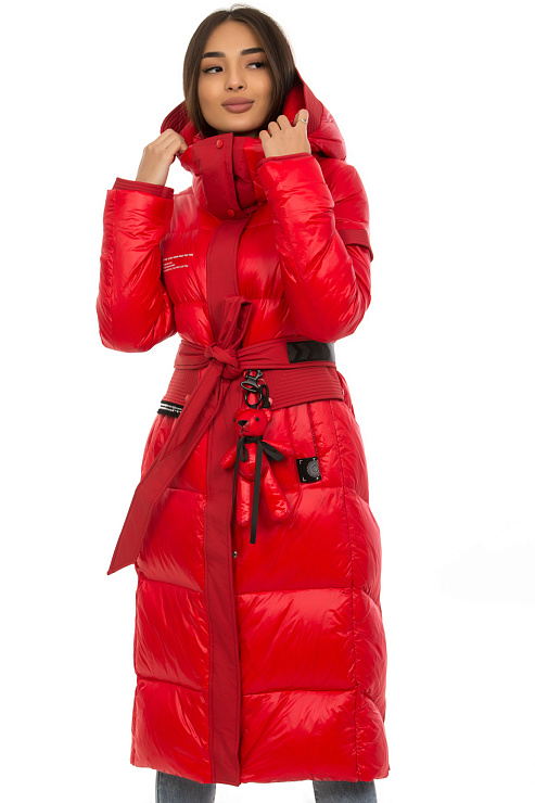 YIMOSIS 1719 КРАСН. Пуховик женский YIMOSIS цвет Красный