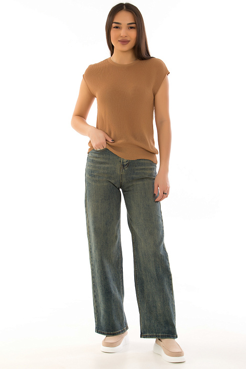 CHEERDUCK/2C19 3267 КОРИЧНЕВЫЙ Кофта женская CHEERDUCK цвет Коричневый