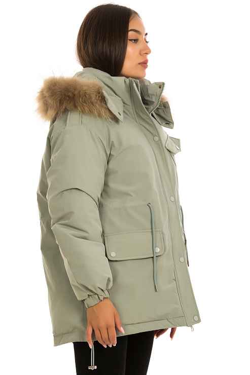 CHEERDUCK/2030 23122 ЗЕЛЕНЫЙ Парка женская CHEERDUCK цвет Зеленый