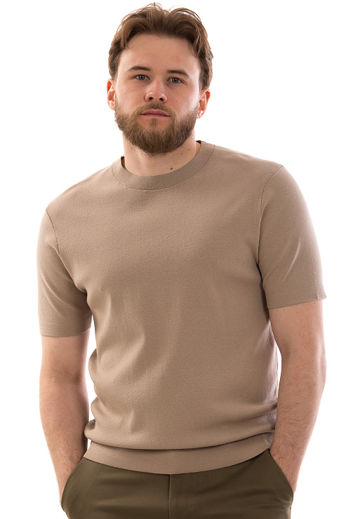 CHEERDUCK/4070 8796 БЕЖЕВЫЙ Футболка мужская CHEERDUCK цвет Бежевый