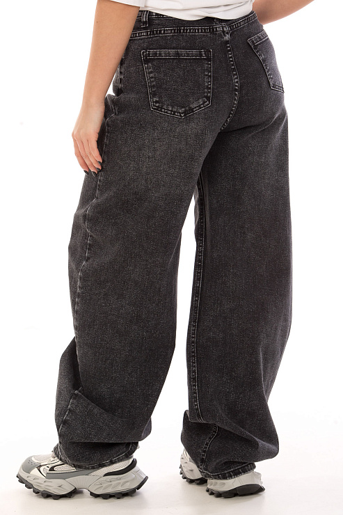 CHEERDUCK A-8106 СЕРЫЙ Джинсы женские CHEERDUCK цвет Серый