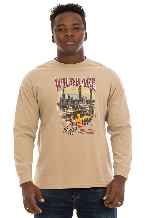 CHEERDUCK/GuaZ 803-2 БЕЖЕВЫЙ Лонгслив  CHEERDUCK цвет Бежевый