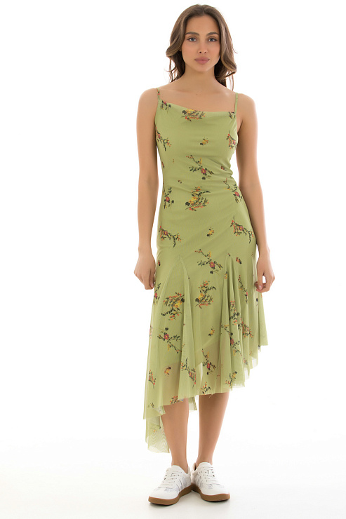 CHEERDUCK/2C19 1978 ЗЕЛЕНЫЙ Сарафан  CHEERDUCK цвет Зеленый