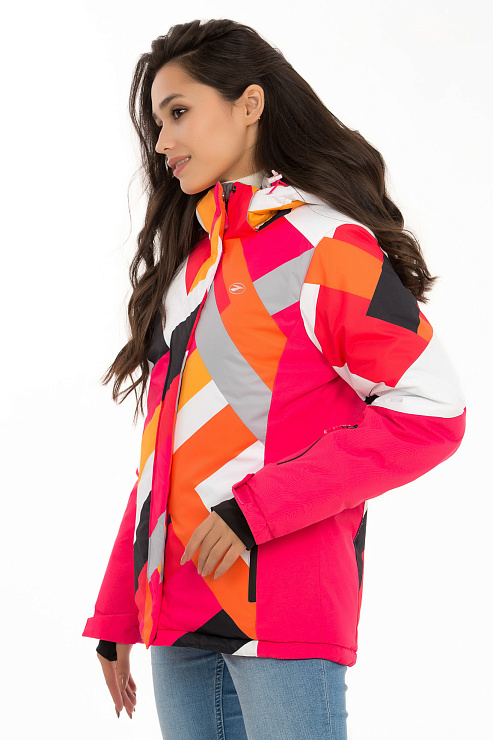 CHEER&DUCK/3055 62010 РОЗОВ. Куртка горнолыжная женская CHEERDUCK цвет Розовый