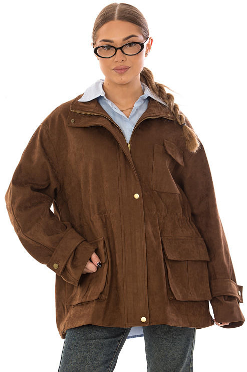 CHEERDUCK/2C22 25041 Т.КОРИЧНЕВЫЙ Куртка д/с CHEERDUCK цвет Коричневый