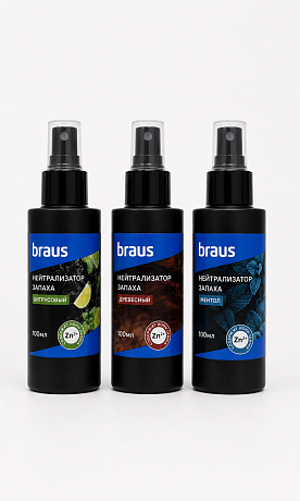 BRAUS Нейтрализатор запаха ДРЕВЕСНЫЙ 100 BRAUS цвет 